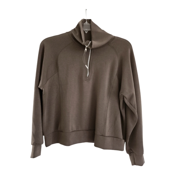 Track / Lounge Set Size 1X Brown Jacket Pants 2 Pc Tracksuit New - Picture 2 of 9